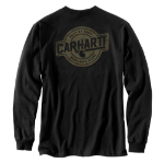 Picture of Carhartt 107786 Mens Irvine Relaxed Camo Badge LS T-Shirt