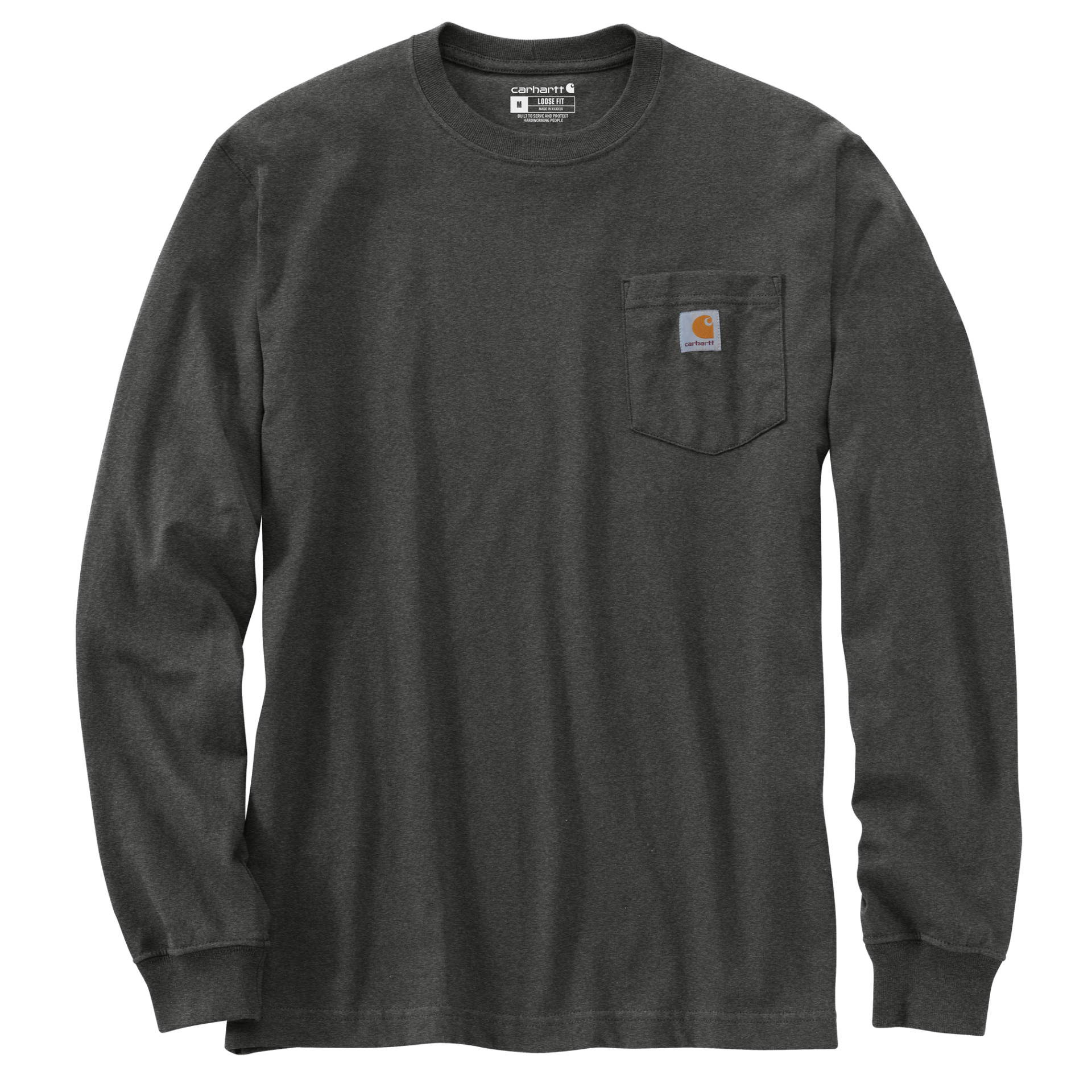 Picture of Carhartt 107796 Mens Irvine Relaxed Tough C LS T-Shirt