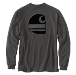 Picture of Carhartt 107796 Mens Irvine Relaxed Tough C LS T-Shirt