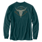 Picture of Carhartt 107797 Mens FR Force Irvine Loose LS Steer T-Shirt