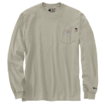 Picture of Carhartt 107798 Mens FR Force Irvine Loose LS Oil Pump T-Shirt