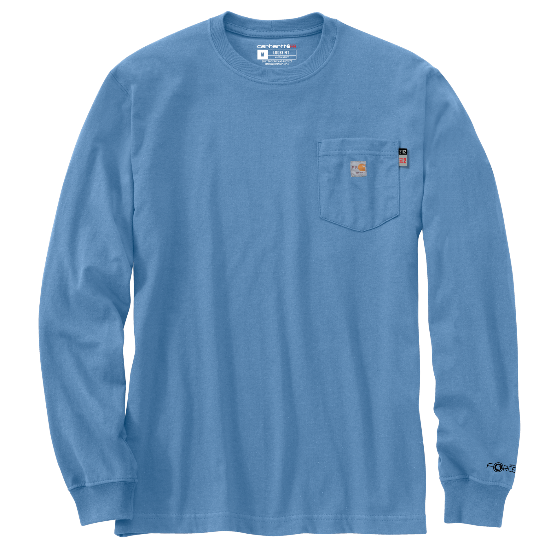 Picture of Carhartt 107799 Mens FR Force Irvine Loose LS Bucket Truck T-Shirt