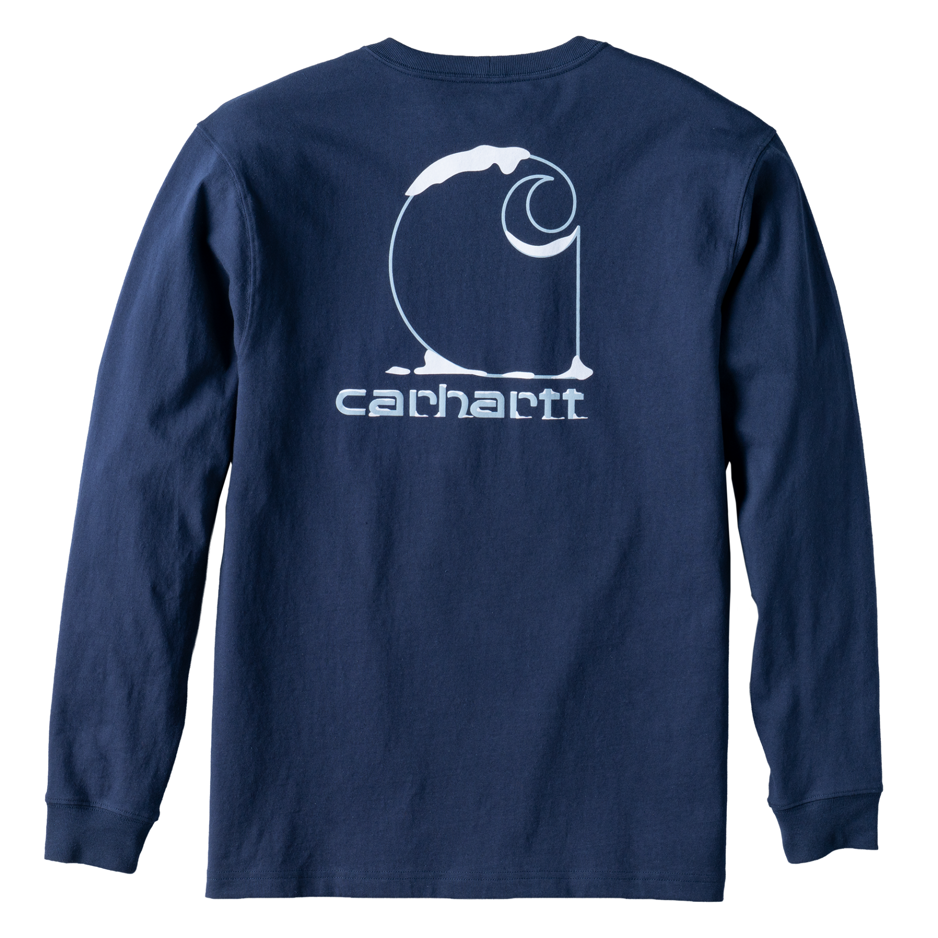 Picture of Carhartt 107805 Mens Dearborn Loose LS Holiday T-Shirt