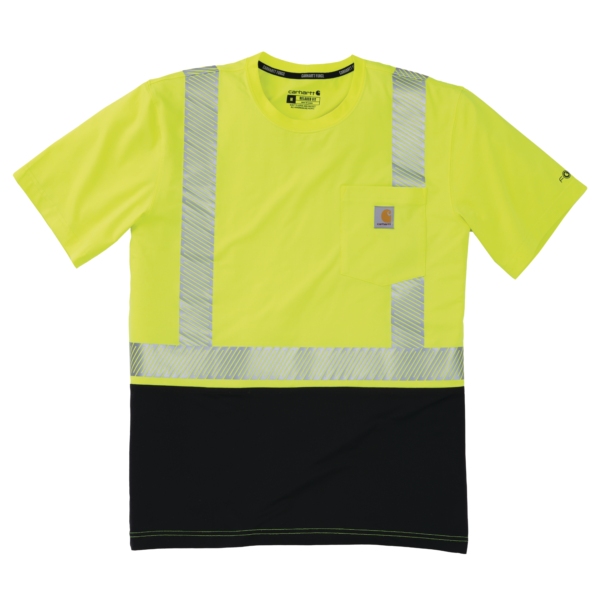 Picture of Carhartt 107812 Mens HV Force Relaxed Class 2 T-Shirt