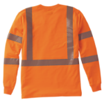 Picture of Carhartt 107813 Mens HV Force Relaxed LS Class 3 T-Shirt