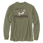 Picture of Carhartt 107820 Mens Irvine Relaxed Pointer LS T-Shirt