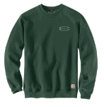 Picture of Carhartt 107828 Mens Sawyer 1965 Logo Crewneck Sweatshirt