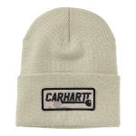 Picture of Carhartt 107855 Mens Camo Patch Cuffed Beanie