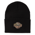 Picture of Carhartt 107855 Mens Camo Patch Cuffed Beanie