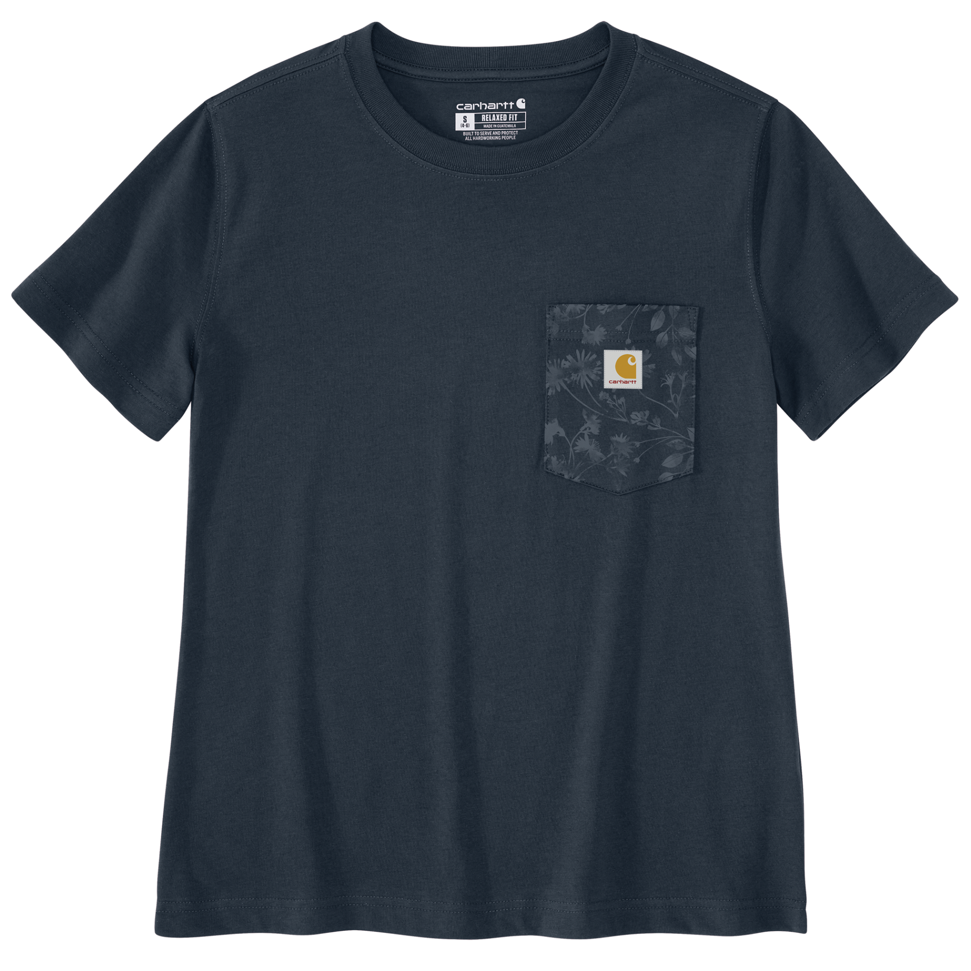 Picture of Carhartt 107869 Womens Irvine Relaxed Floral Pocket T-Shirt