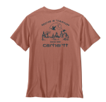 Picture of Carhartt 107900 Mens Irvine Relaxed Duck Landscape T-Shirt