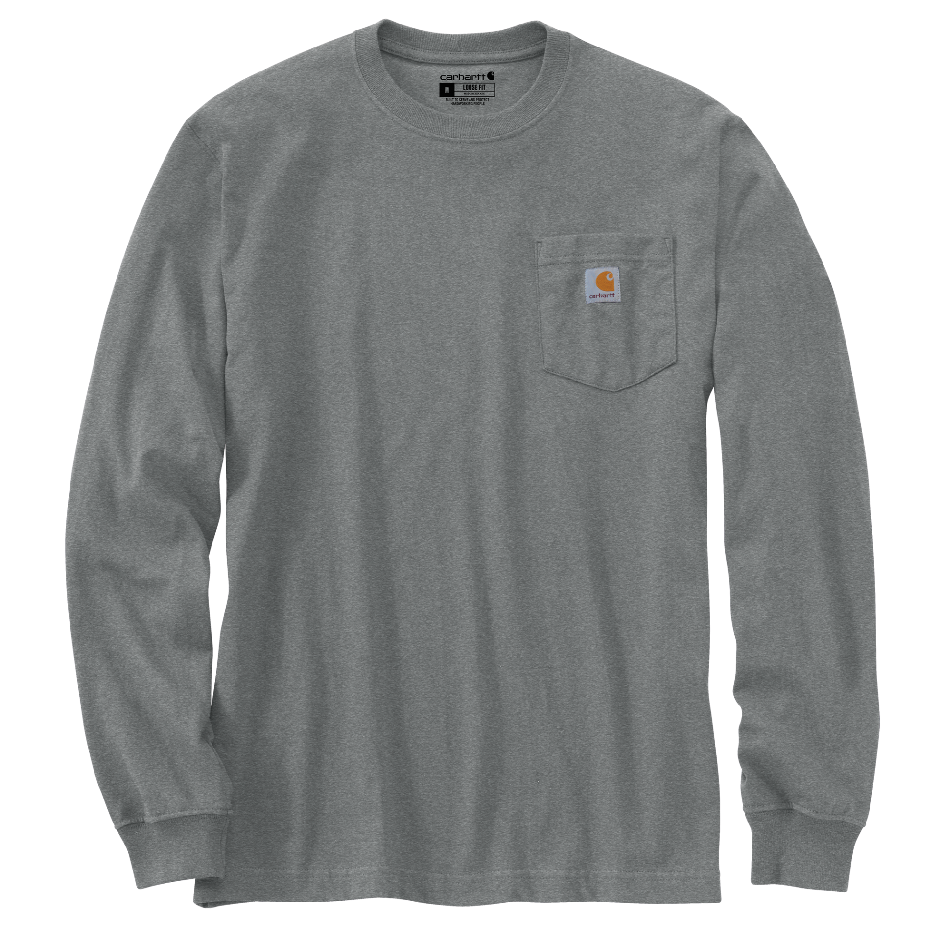 Picture of Carhartt 107902 Mens Irvine Relaxed Original LS T-Shirt