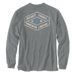 Picture of Carhartt 107902 Mens Irvine Relaxed Original LS T-Shirt