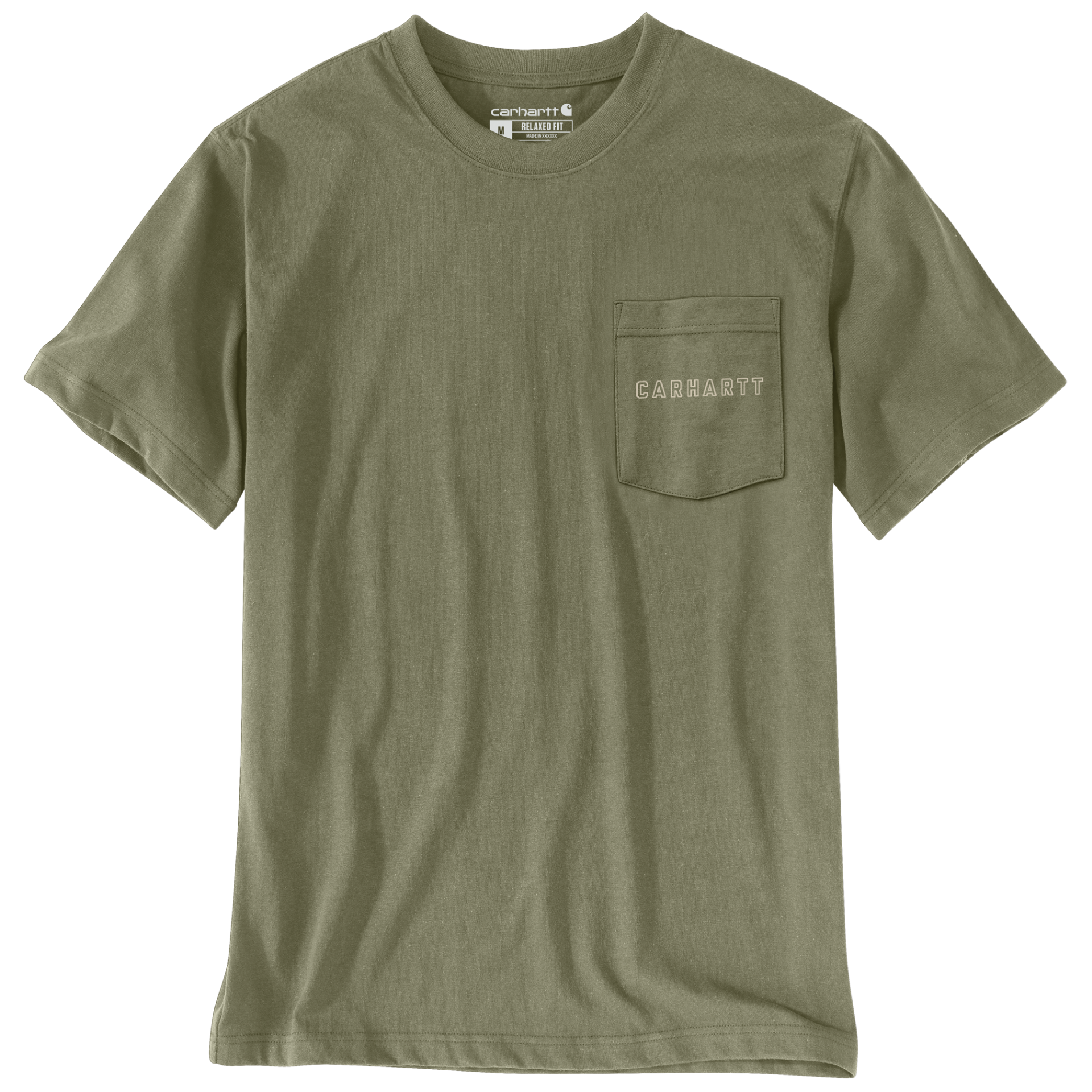 Picture of Carhartt 107911 Mens Irvine Relaxed Forest T-Shirt