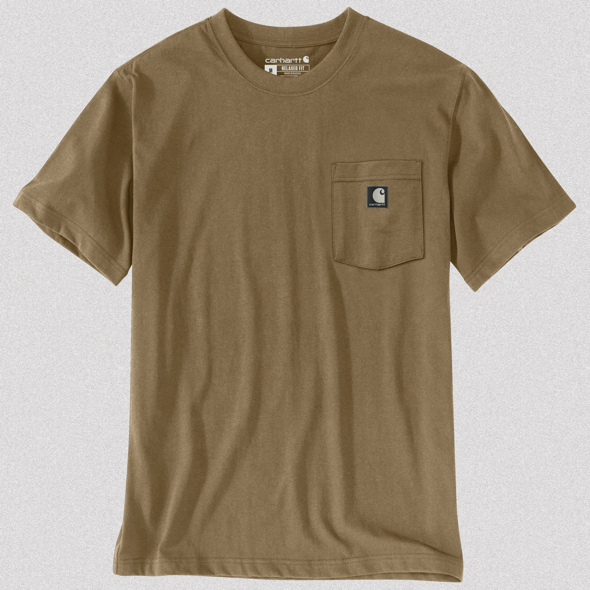 Picture of Carhartt 107933 Mens Irvine Relaxed Camo License Plate T-Shirt