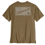 Picture of Carhartt 107933 Mens Irvine Relaxed Camo License Plate T-Shirt