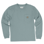 Picture of Carhartt 107973 Womens Irvine Loose Long Sleeve Pocket T-Shirt