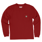 Picture of Carhartt 107973 Womens Irvine Loose Long Sleeve Pocket T-Shirt