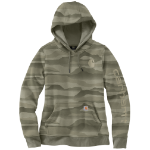 Picture of Carhartt 108087 Womens Marquette Landscape Camo Sweatshirt