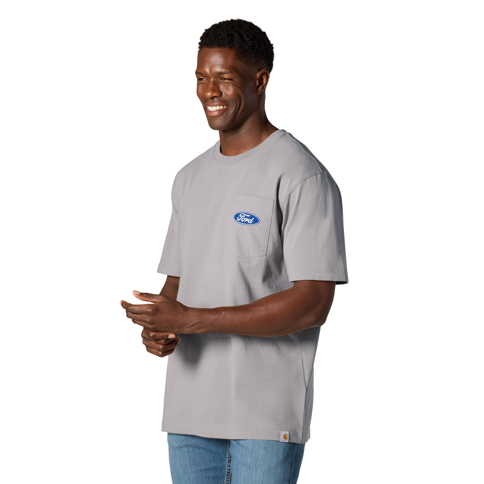 Picture of Carhartt 108206 Mens Dearborn Loose Fit Superduty Truck Ad T-Shirt