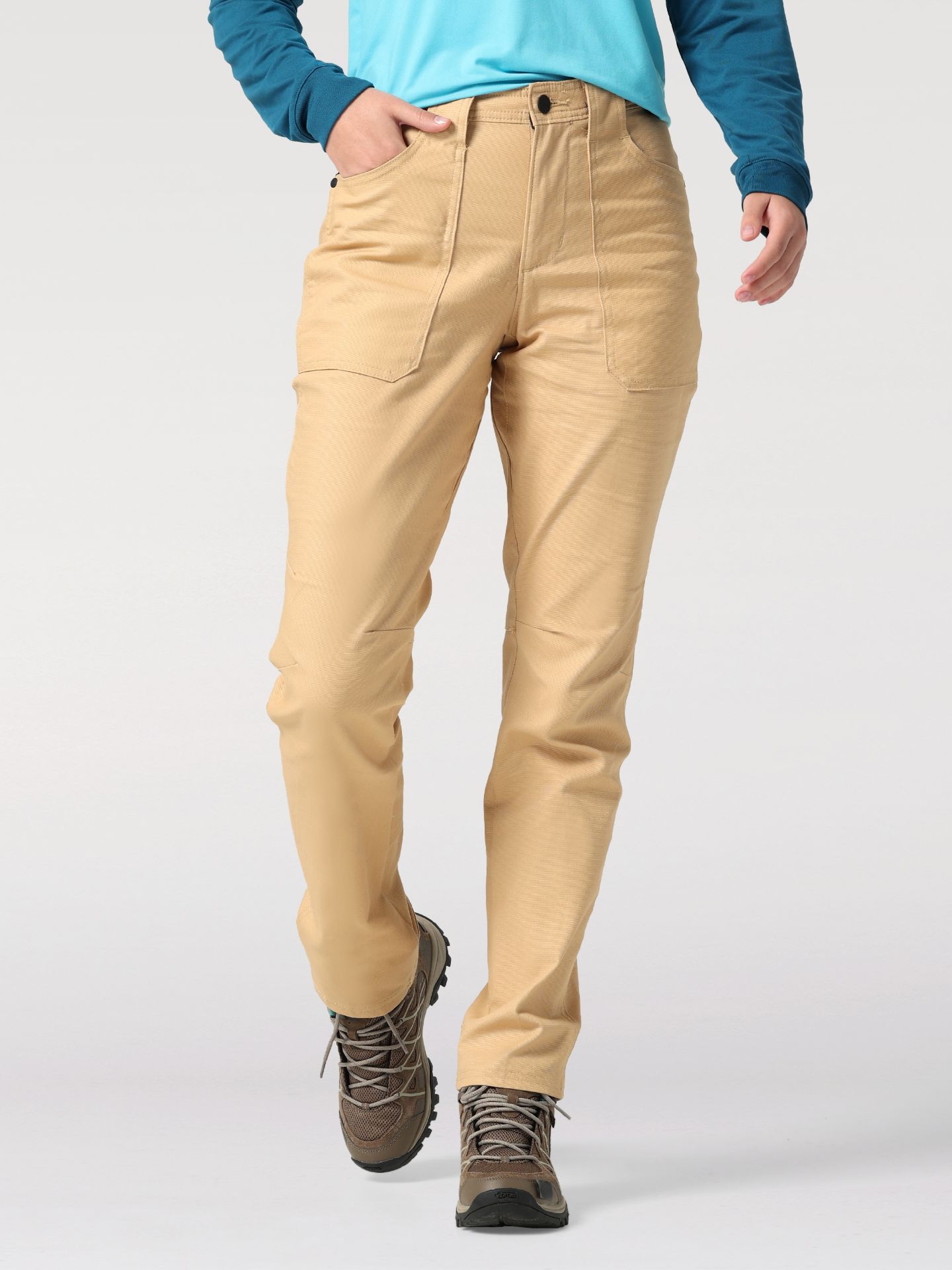 Picture of Wrangler 112321594 ATG -x- Womens Sierra Slim Pant - High Rise