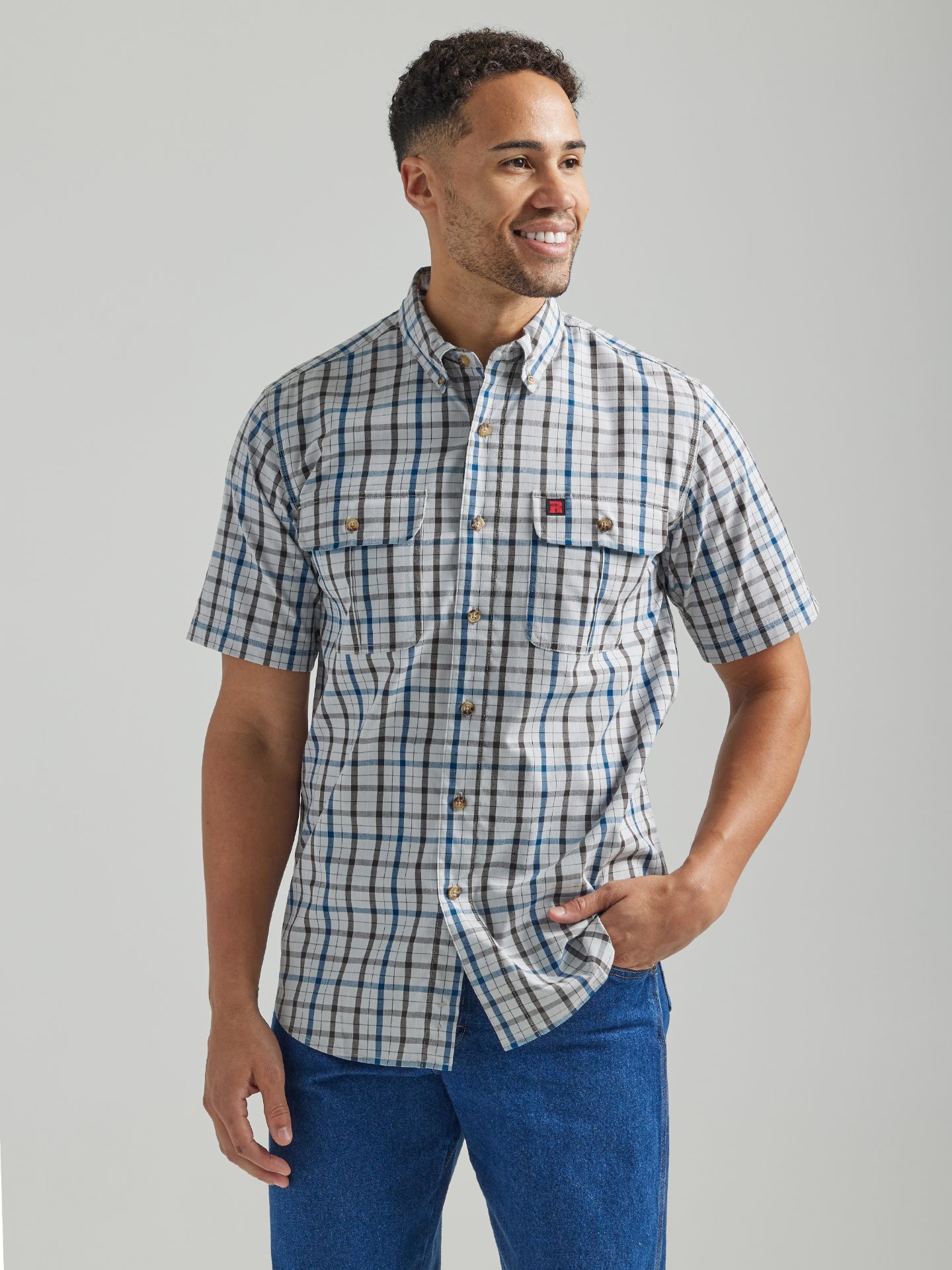 Picture of Wrangler 112325152 Riggs Workwear® Foreman Plaid Shirt