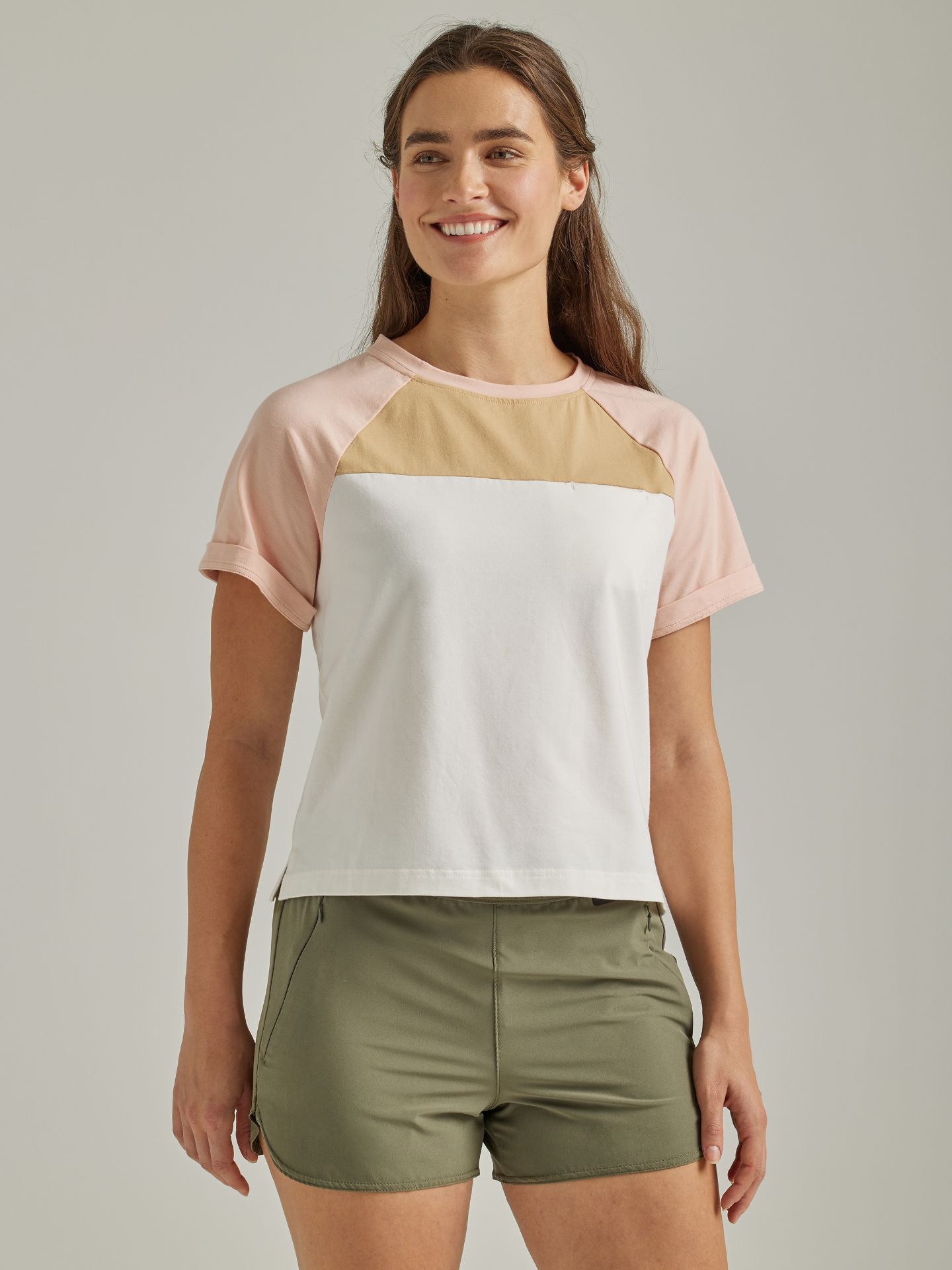 Picture of Wrangler 112333891 ATG -x- Womens Short Sleeve Compass Tee