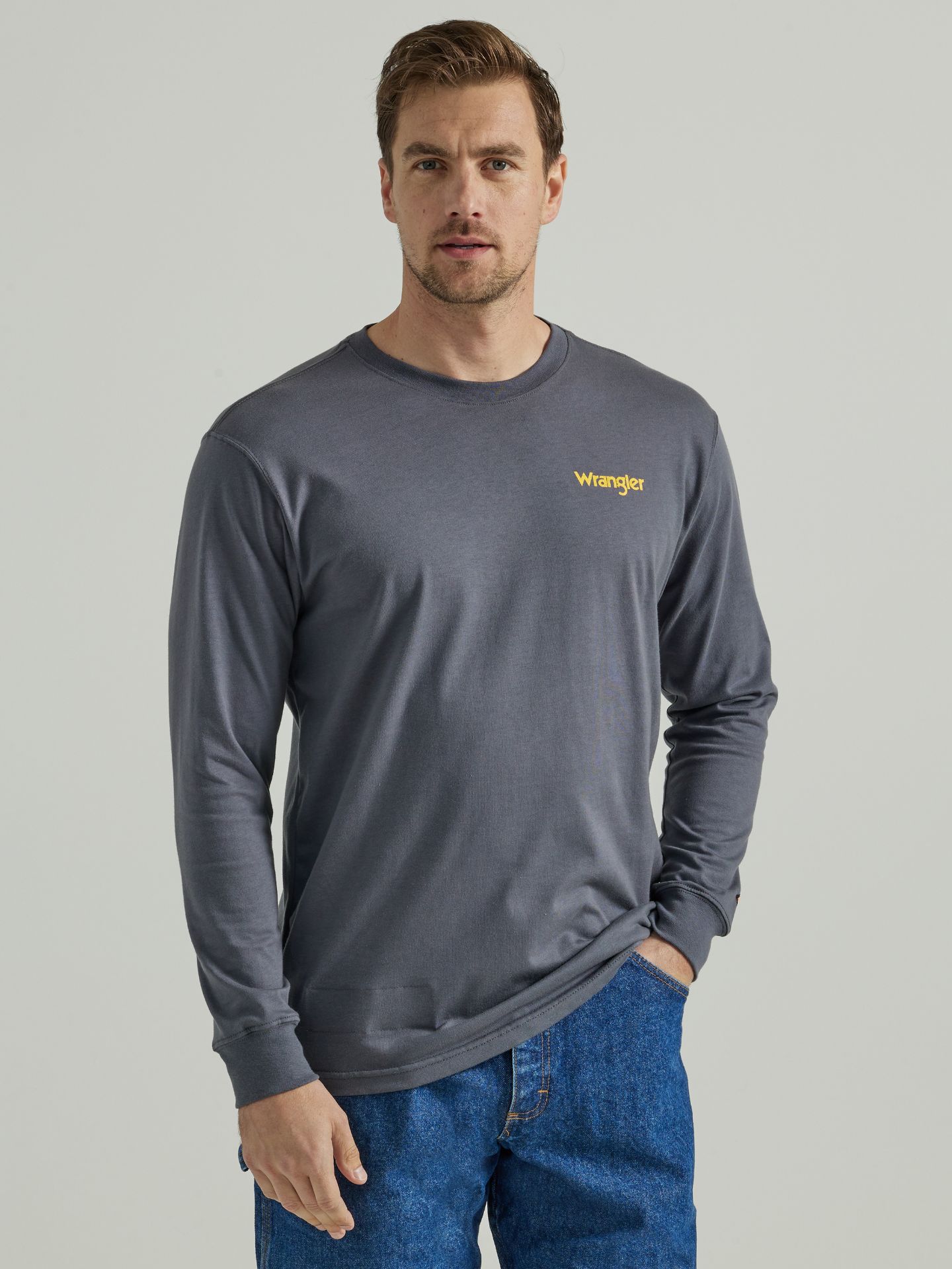Picture of Wrangler 112335428 FR Flame Resistant Graphic Long Sleeve T-Shirt