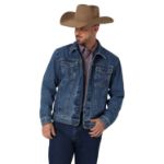 Picture of Wrangler 1123357 Wrangler® Denim Jacket  - Unlined