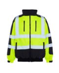 Picture of Occunomix UHV828 WARM UP GREY BOTTOM FULL ZIP SOFTSHELL JACKET - Type R Class 3