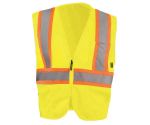 Picture of Occunomix ECO-IM2TZ MESH TWO-TONE VEST w/ZIPPER