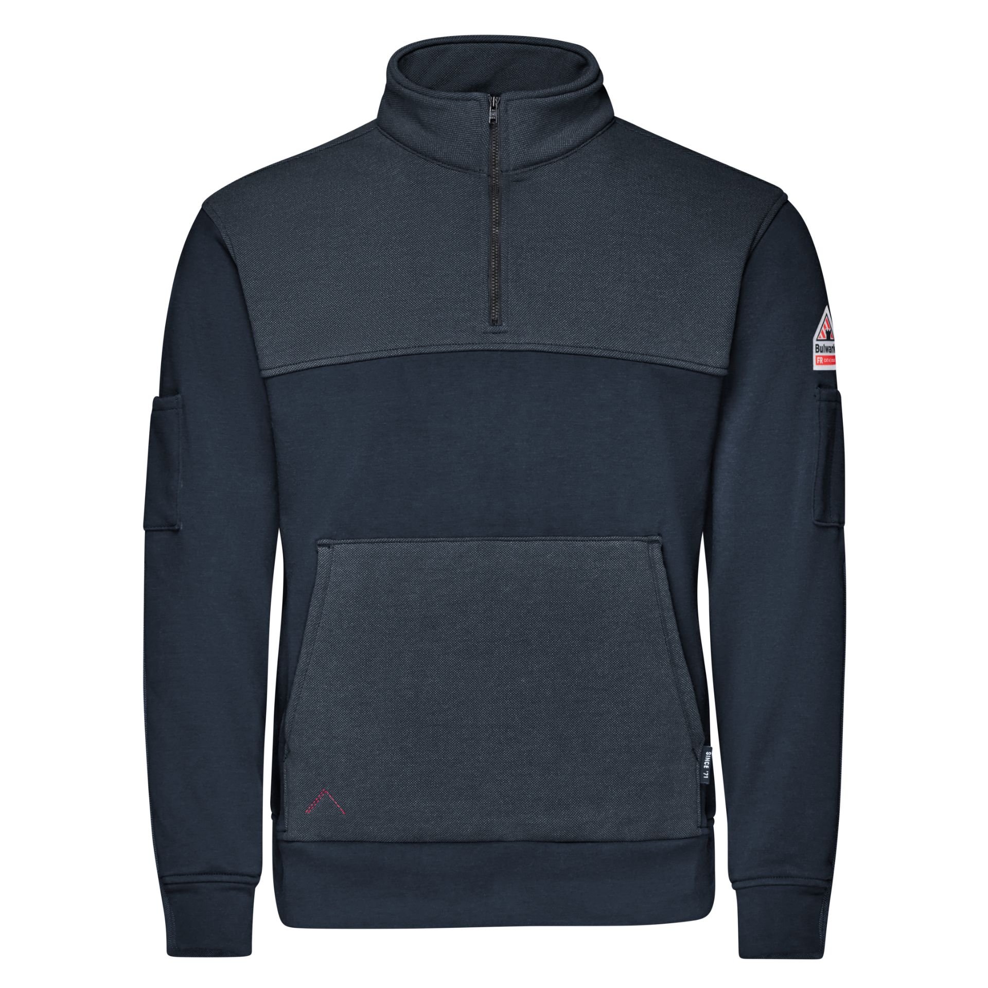 Picture of Bulwark® SMZ2 Mens FR Fleece 1/4 ¼ Zip