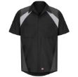 Picture of Red Kap® SY28-TRI-COLOR Men's Short Sleeve Tri-Color Shop Shirt