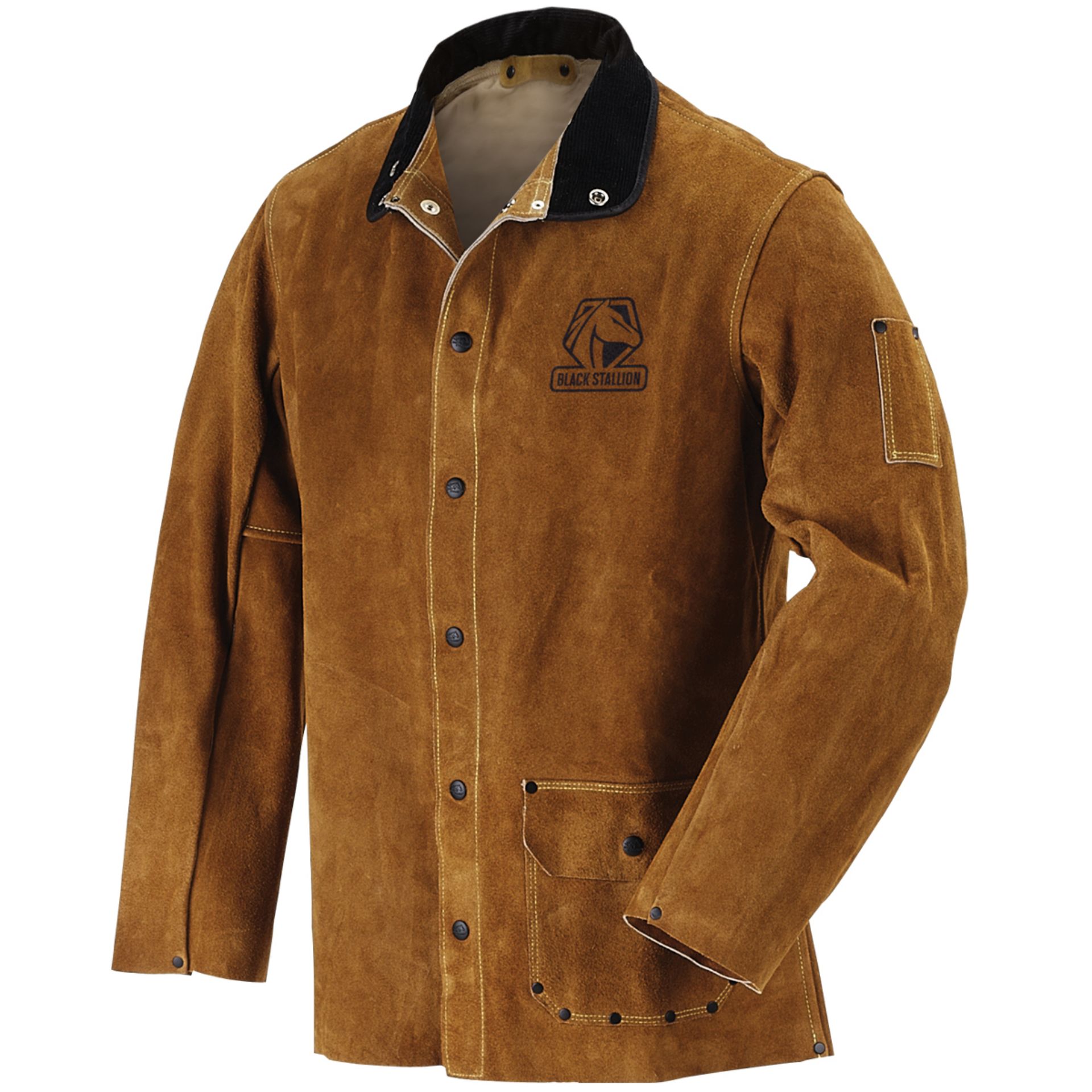 Picture of Black Stallion 30WC SIDE SPLIT COWHIDE LEATHER 30 INCH WELDING COAT