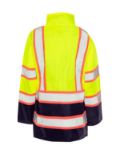 Picture of Occunomix UHV825 WOMEN'S TWO-TONE NAVY BOTTOM RAIN JACKET - Type R Class 2