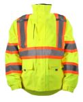 Picture of Occunomix SP-RS2JX TWO-TONE X-BACK RIPSTOP RAIN JACKET - Type R Class 3