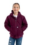 Picture of Berne  BHJ61 Youth Highland Softstone Duck Hooded Jacket