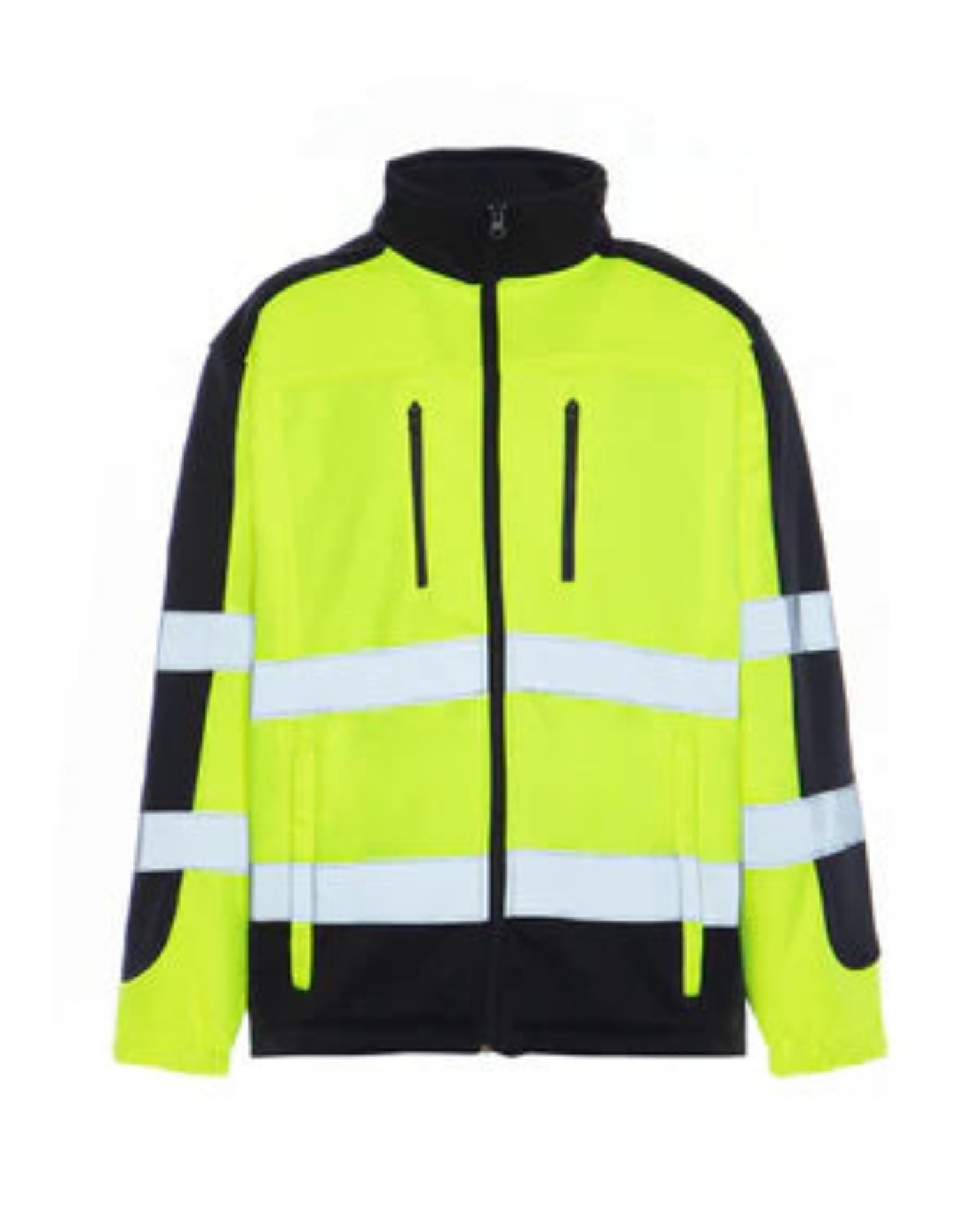 Picture of Occunomix UHV427 BLACK BOTTOM FULL ZIP SOFTSHELL - Type R Class 3