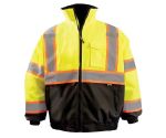 Picture of Occunomix LUX-350-B2X 2-IN-1 BLACK BOTTOM X-BACK QUILTED BOMBER JACKET
