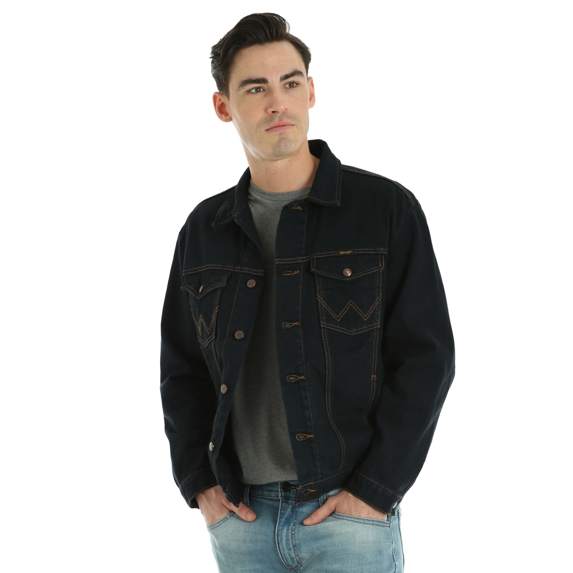 Picture of Wrangler 74145 Wrangler® Unlined Denim Jacket