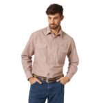 Picture of Wrangler 75201 Sport Western Snap Shirt - Long Sleeves (Regular Sizes)