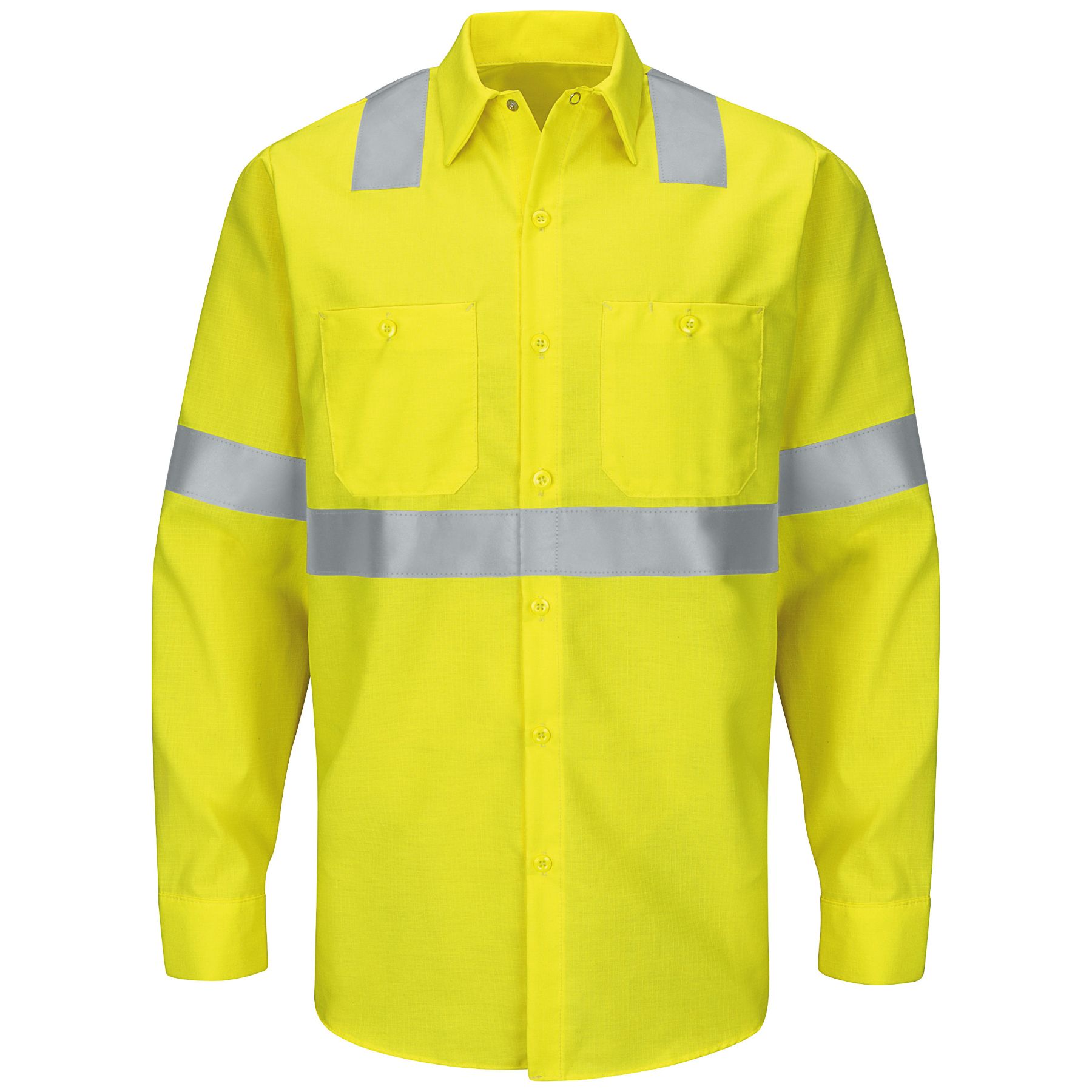 Red Kap® Men's Hi Vis Ripstop Work Shirt - Type R, Class 2