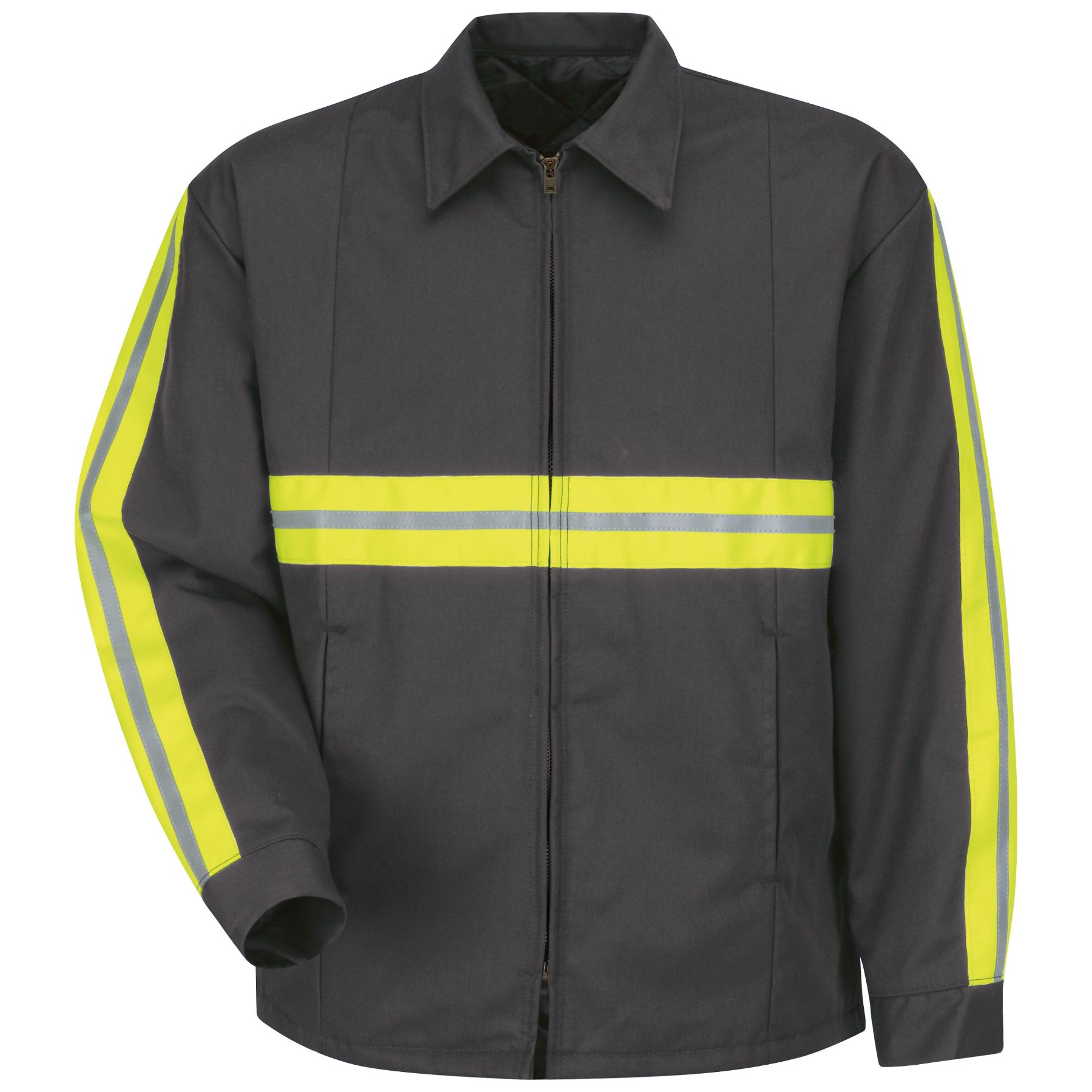 Red Kap®  Men's Enhanced Visibility Perma-Lined Panel Jacket