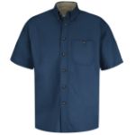 Picture of Red Kap® SC64 Men's Short Sleeve Cotton Contrast Dress Shirt