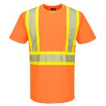Picture of Portwest CA112 Hi-Vis X Back T-Shirt S/S