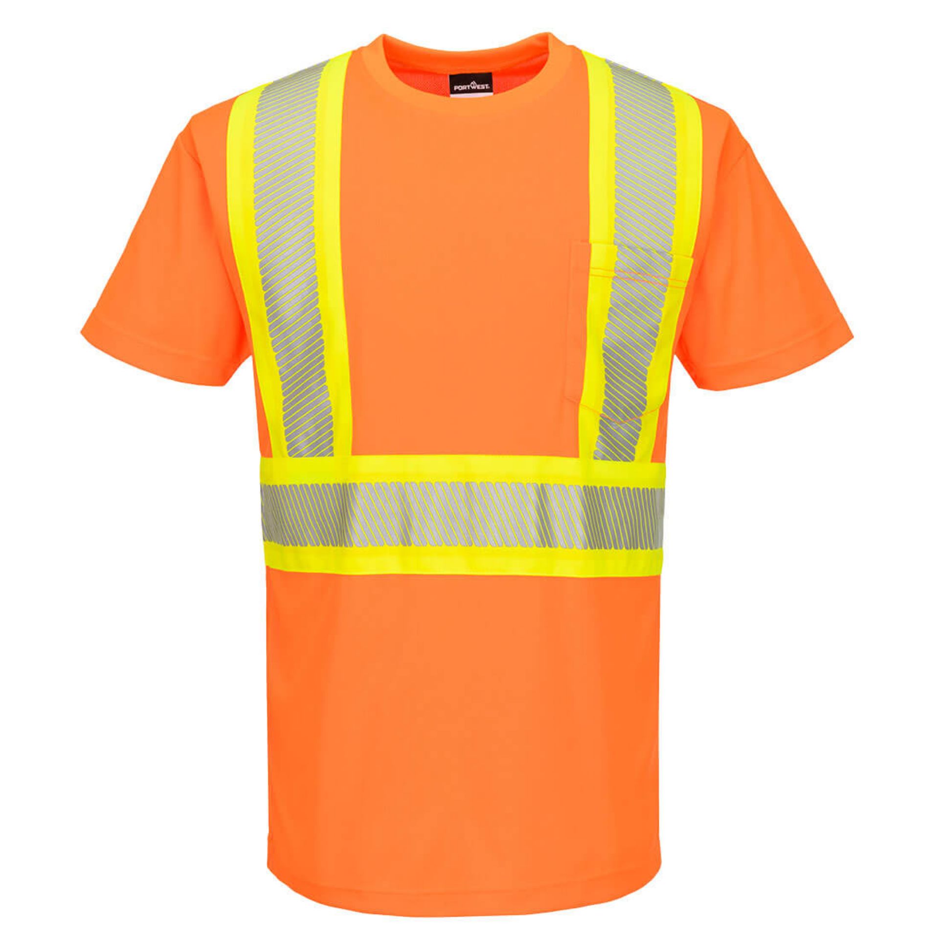 Picture of Portwest CA112 Hi-Vis X Back T-Shirt S/S
