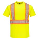 Picture of Portwest CA112 Hi-Vis X Back T-Shirt S/S