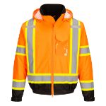 Picture of Portwest CA160 Hi-Vis X Back Winter Bomber Jacket
