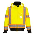 Picture of Portwest CA160 Hi-Vis X Back Winter Bomber Jacket