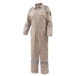 Picture of Black Stallion CF2118-ST 7 OZ FLAME-RESISTANT COTTON REFLECTIVE TAPE COVERALLS